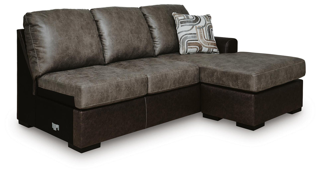 Castille Way Sectional with Chaise - Venta Furnishings (San Antonio,TX)