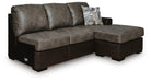 Castille Way Sectional with Chaise - Venta Furnishings (San Antonio,TX)
