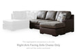 Castille Way Sectional with Chaise - Venta Furnishings (San Antonio,TX)