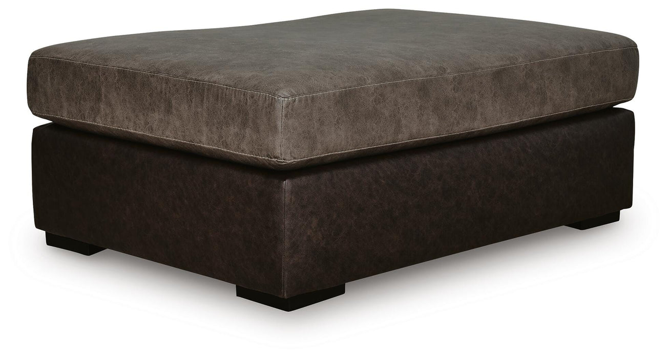 Castille Way Oversized Accent Ottoman - Venta Furnishings (San Antonio,TX)