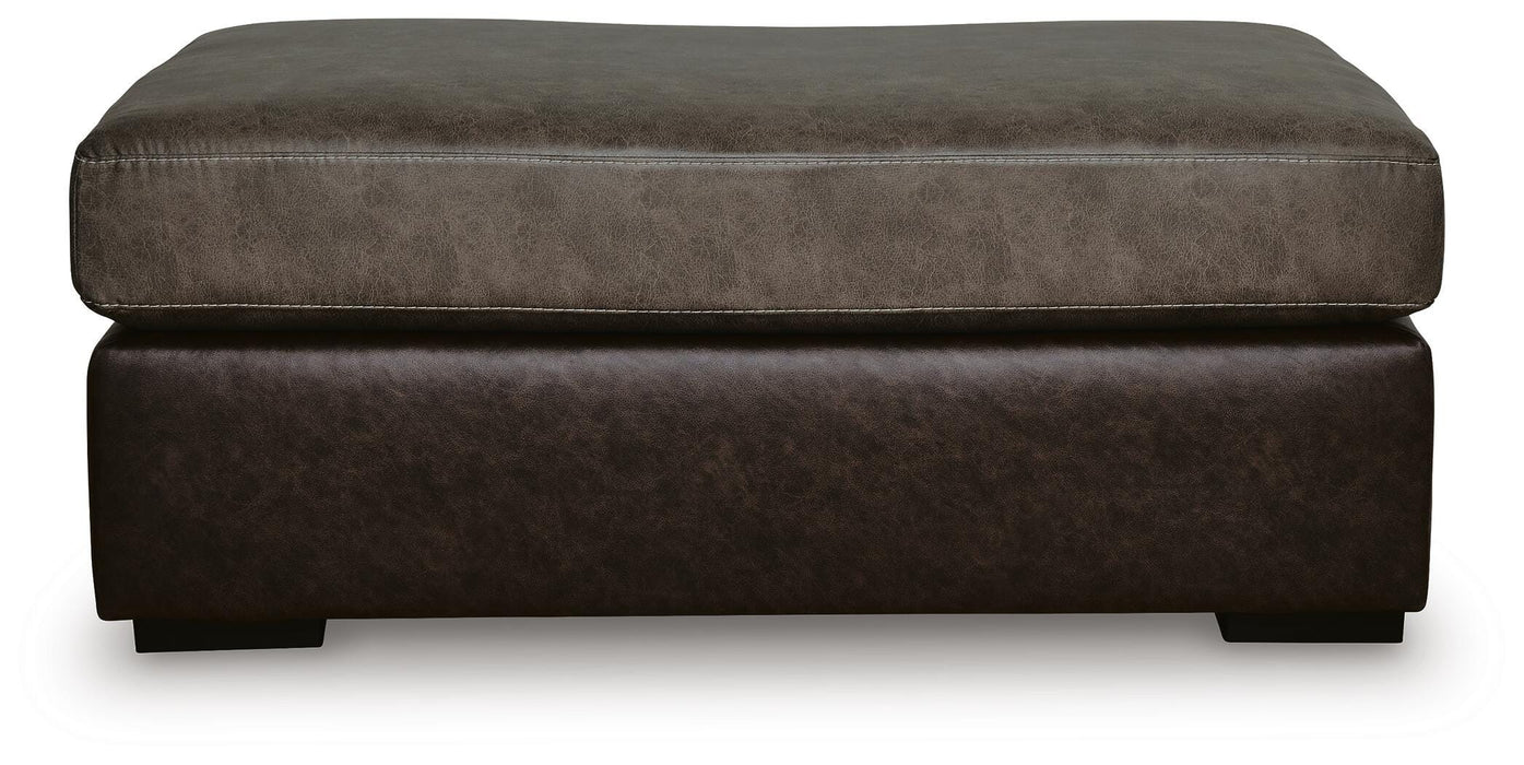 Castille Way Oversized Accent Ottoman - Venta Furnishings (San Antonio,TX)