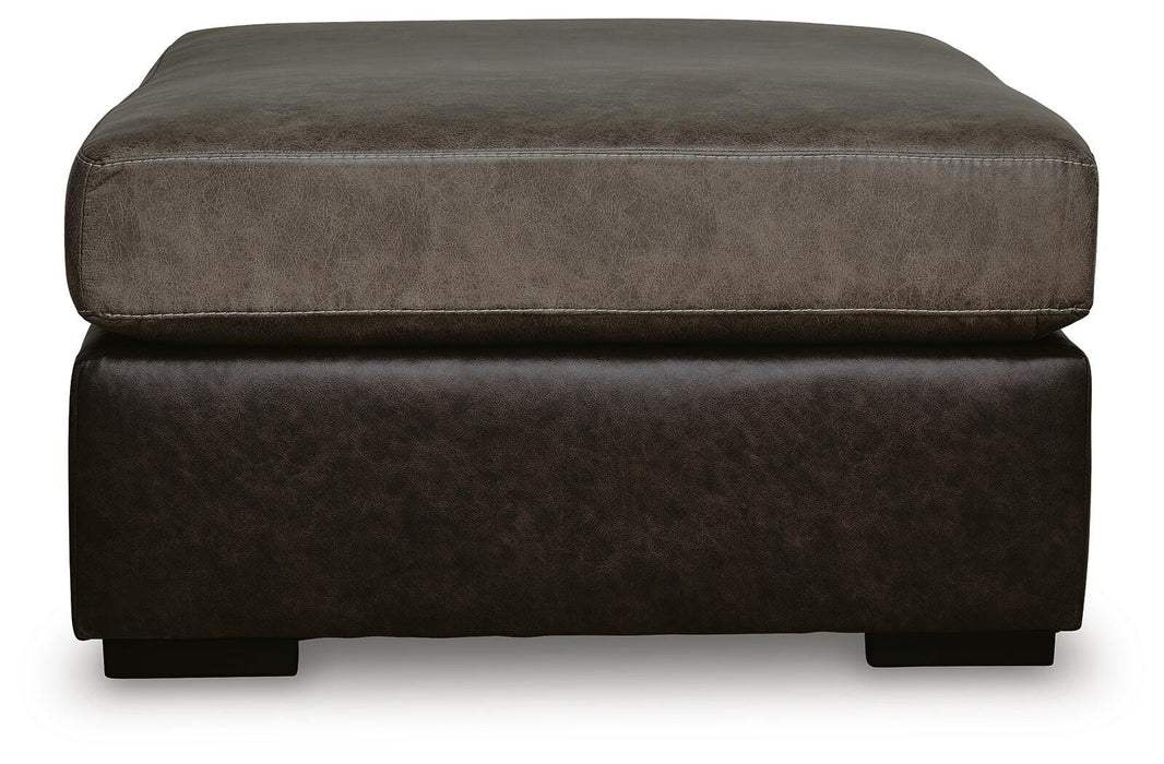 Castille Way Oversized Accent Ottoman - Venta Furnishings (San Antonio,TX)