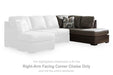 Castille Way Sectional with Chaise - Venta Furnishings (San Antonio,TX)