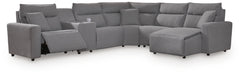 Modmax Power Reclining Sectional with Chaise - Venta Furnishings (San Antonio,TX)