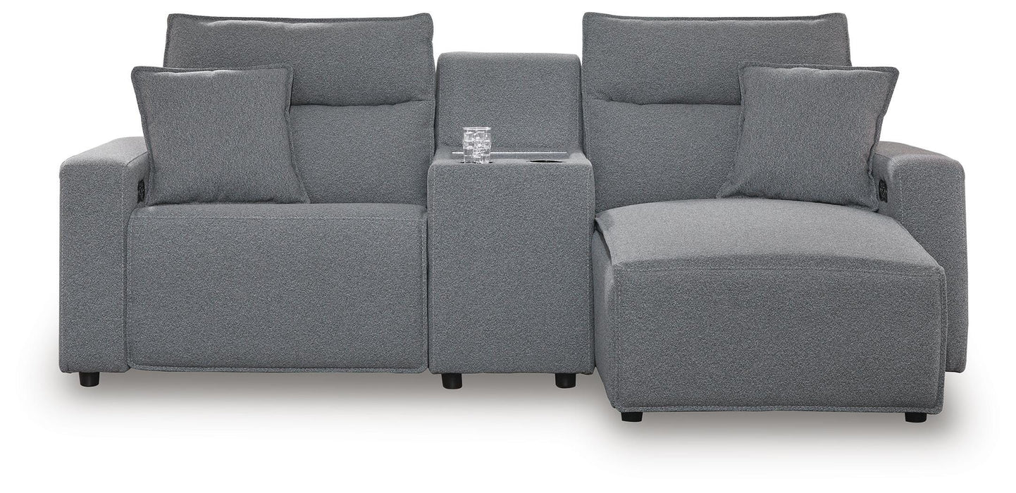 Modmax Power Reclining Sectional with Chaise - Venta Furnishings (San Antonio,TX)