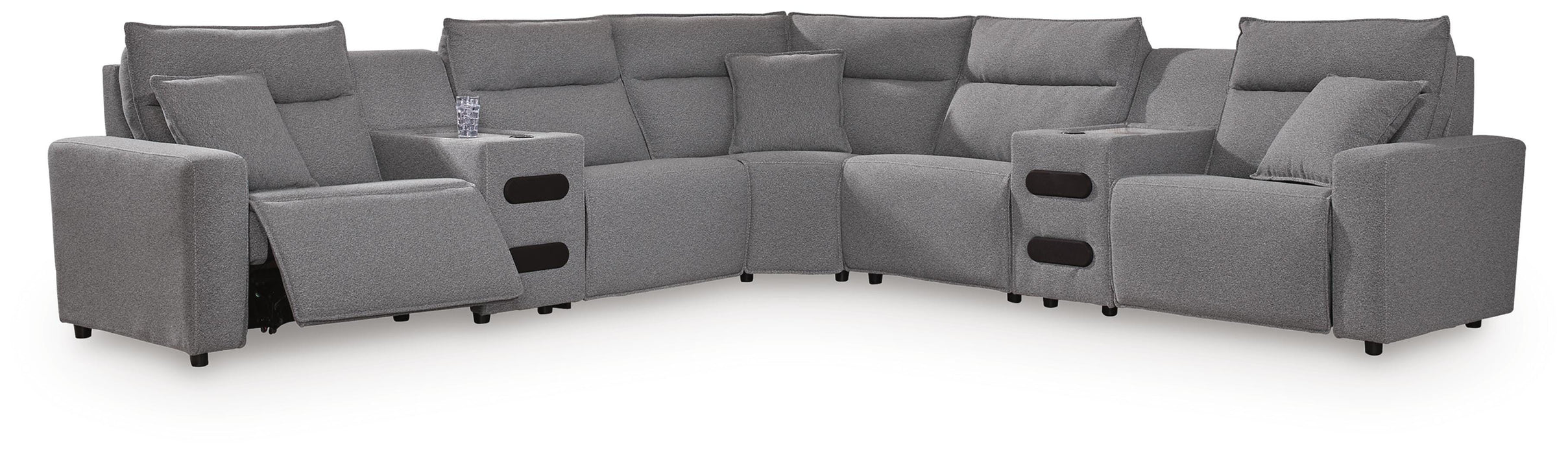 Modmax Power Reclining Sectional with Chaise - Venta Furnishings (San Antonio,TX)