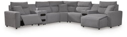 Modmax Power Reclining Sectional with Chaise - Venta Furnishings (San Antonio,TX)