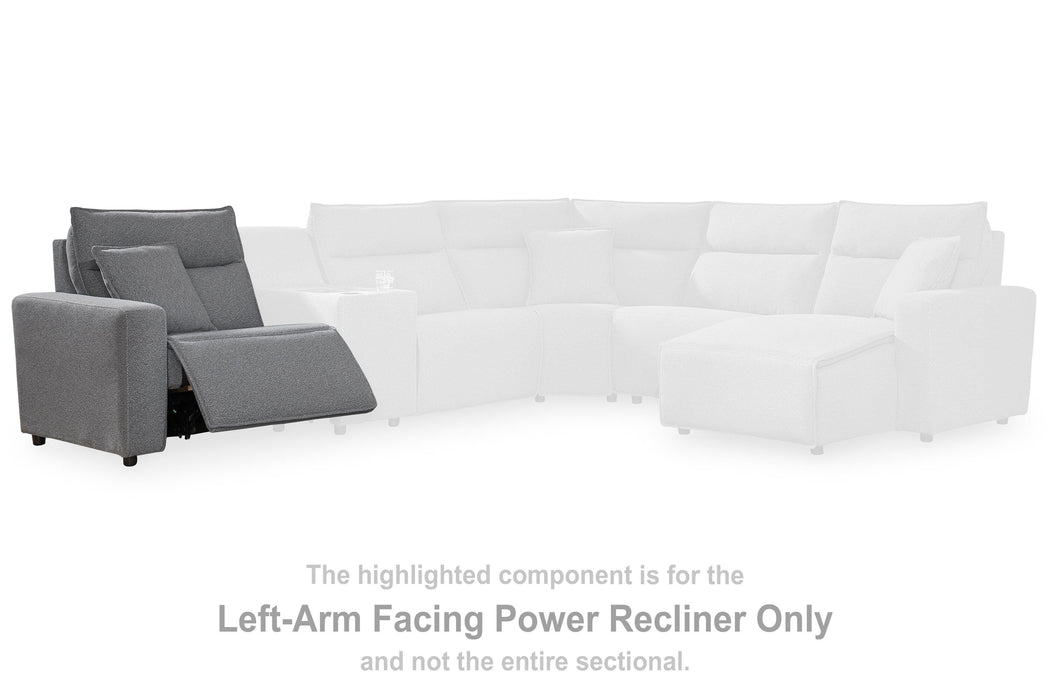 Modmax Reclining Sectional with Audio Console - Venta Furnishings (San Antonio,TX)