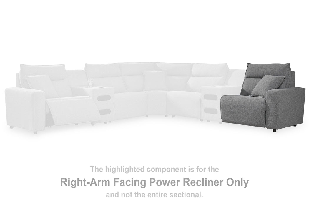 Modmax Power Reclining Sectional with Chaise - Venta Furnishings (San Antonio,TX)