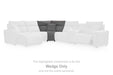Modmax Reclining Sectional with Audio Console - Venta Furnishings (San Antonio,TX)