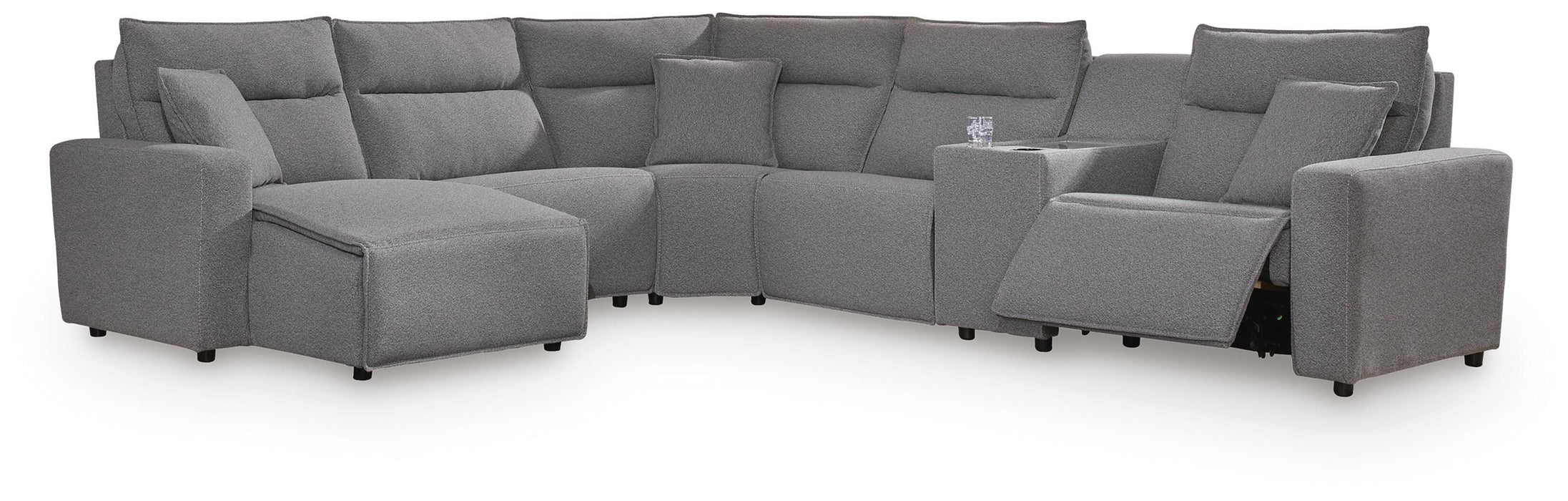 Modmax Power Reclining Sectional with Chaise - Venta Furnishings (San Antonio,TX)