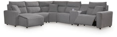 Modmax Power Reclining Sectional with Chaise - Venta Furnishings (San Antonio,TX)