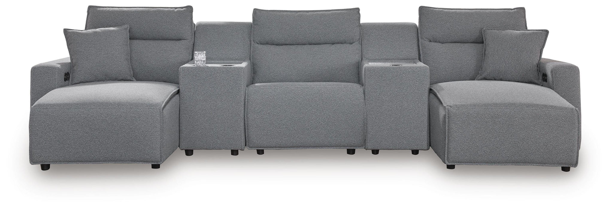 Modmax Power Reclining Sectional with Chaise - Venta Furnishings (San Antonio,TX)