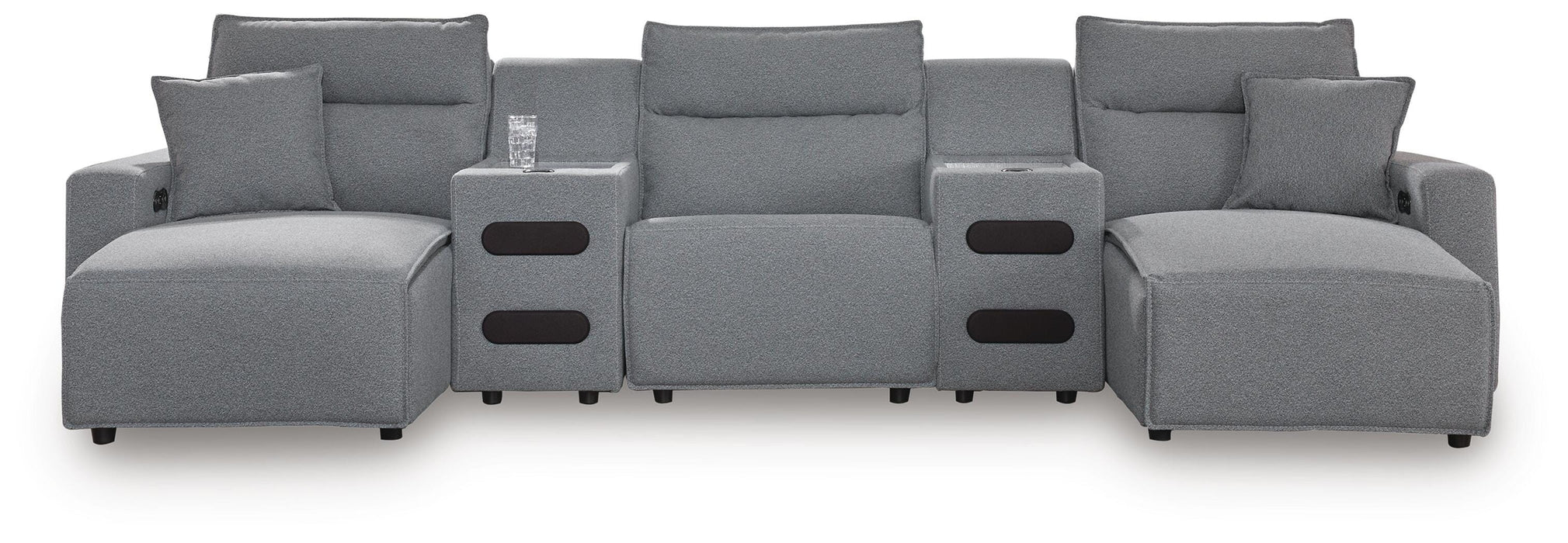 Modmax Power Reclining Sectional with Chaise - Venta Furnishings (San Antonio,TX)
