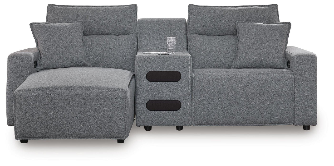 Modmax Power Reclining Sectional with Chaise - Venta Furnishings (San Antonio,TX)