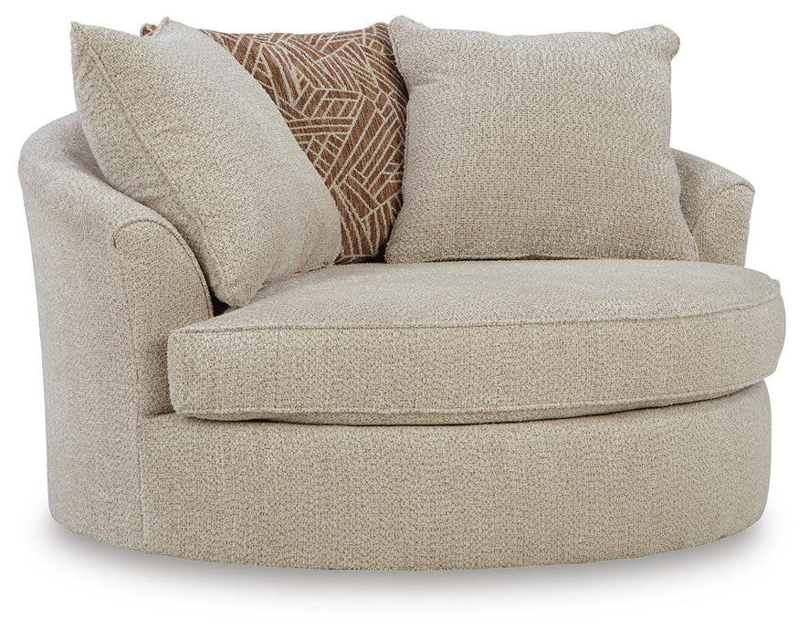 Steelwater Retreat Oversized Swivel Accent Chair - Venta Furnishings (San Antonio,TX)