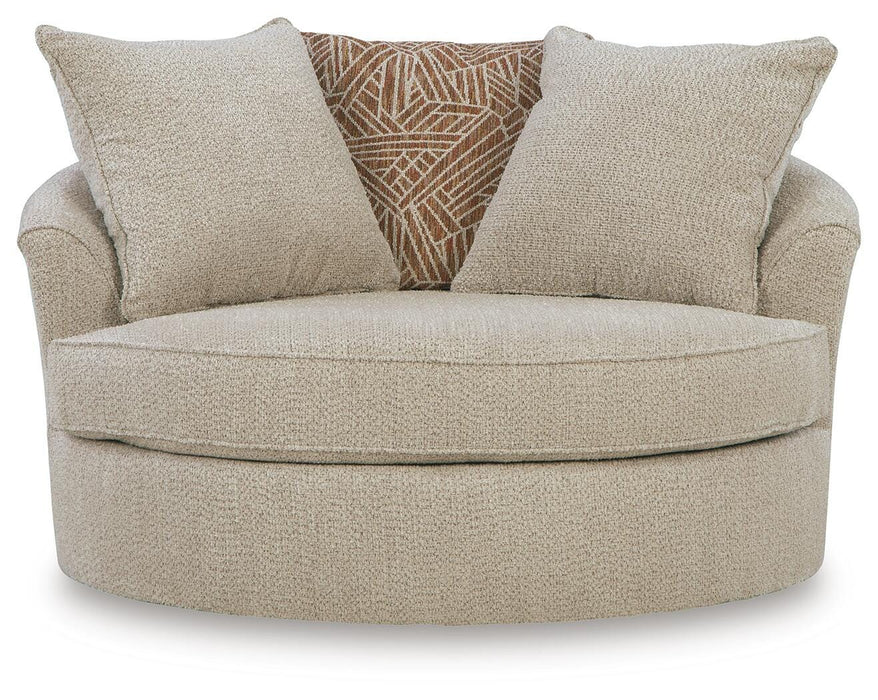 Steelwater Retreat Oversized Swivel Accent Chair - Venta Furnishings (San Antonio,TX)