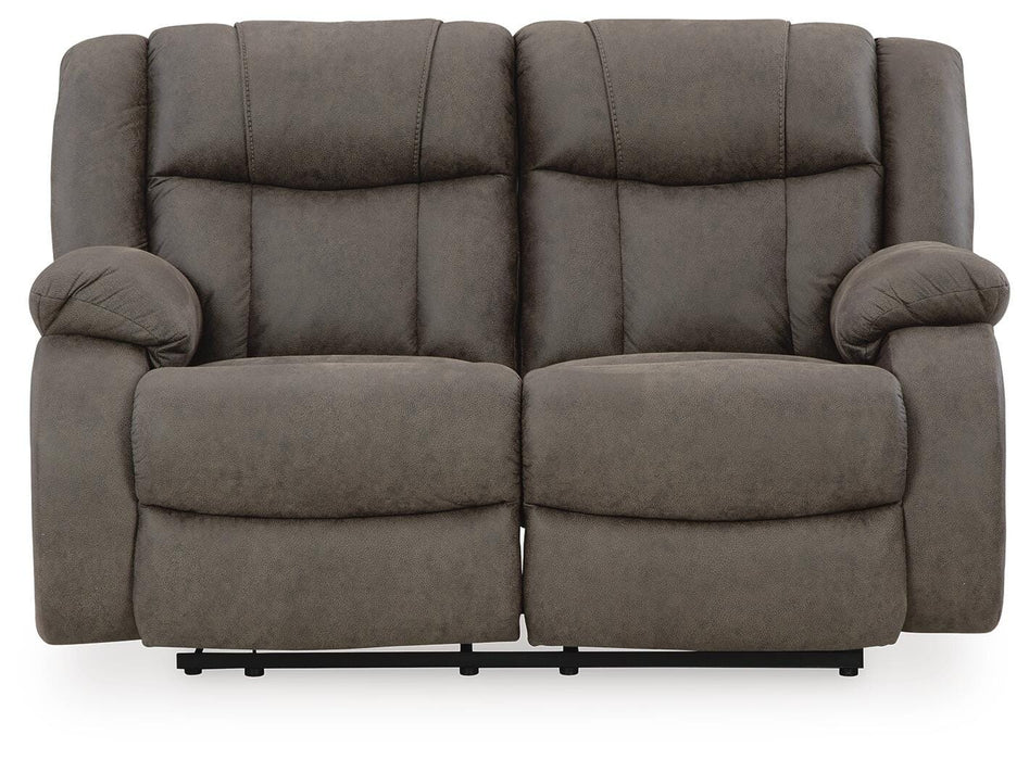 First Base Reclining Loveseat - Venta Furnishings (San Antonio,TX)