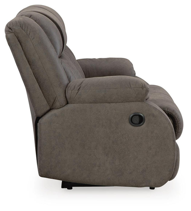 First Base Reclining Loveseat - Venta Furnishings (San Antonio,TX)