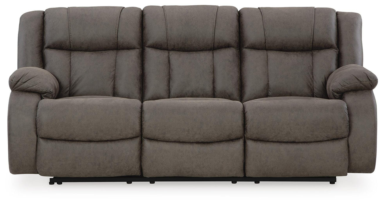 First Base Reclining Sofa - Venta Furnishings (San Antonio,TX)
