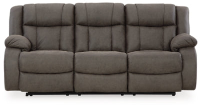 First Base Reclining Sofa - Venta Furnishings (San Antonio,TX)