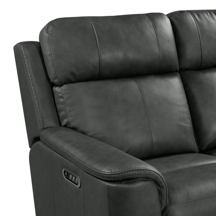 Mustang P3 Loveseat with Console in Aline