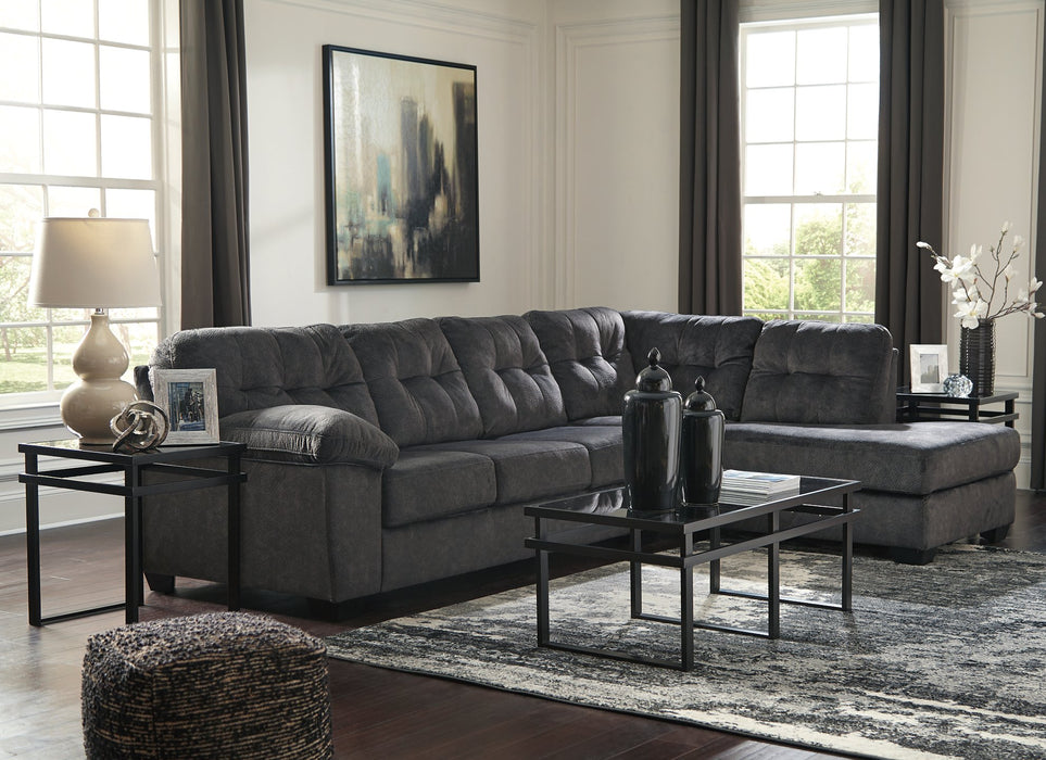 Accrington 2-Piece Sleeper Sectional with Chaise - Venta Furnishings (San Antonio,TX)