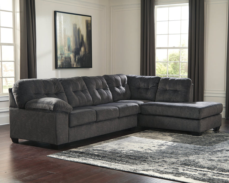 Accrington 2-Piece Sleeper Sectional with Chaise - Venta Furnishings (San Antonio,TX)