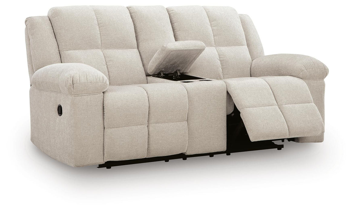 Orlen Reclining Loveseat with Console - Venta Furnishings (San Antonio,TX)