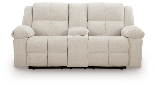 Orlen Reclining Loveseat with Console - Venta Furnishings (San Antonio,TX)