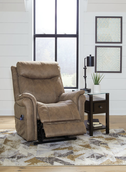 Lorreze Power Lift Chair - Venta Furnishings (San Antonio,TX)