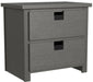 Elements International Cali Kids Nightstand in Sleek Gray image