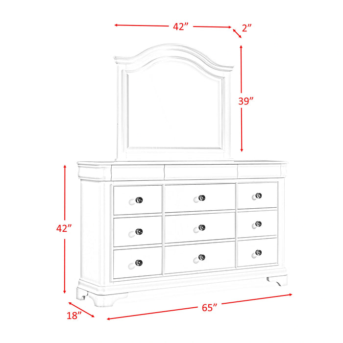 Cameron Cherry Panel Bedroom Set