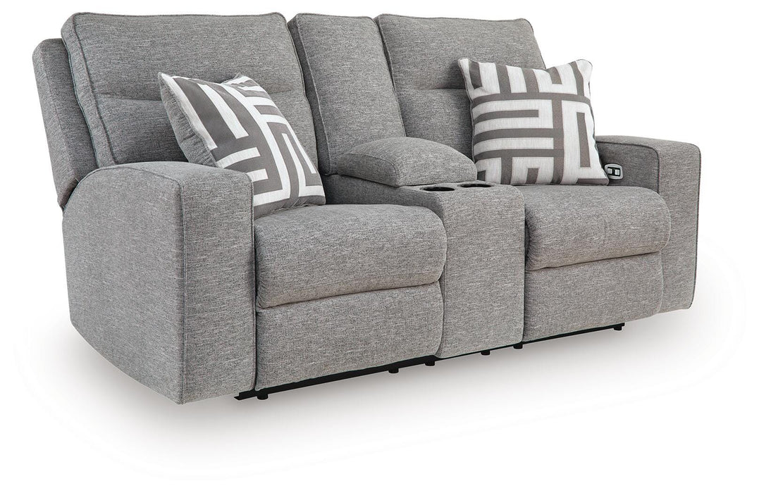 Biscoe Power Reclining Loveseat - Venta Furnishings (San Antonio,TX)