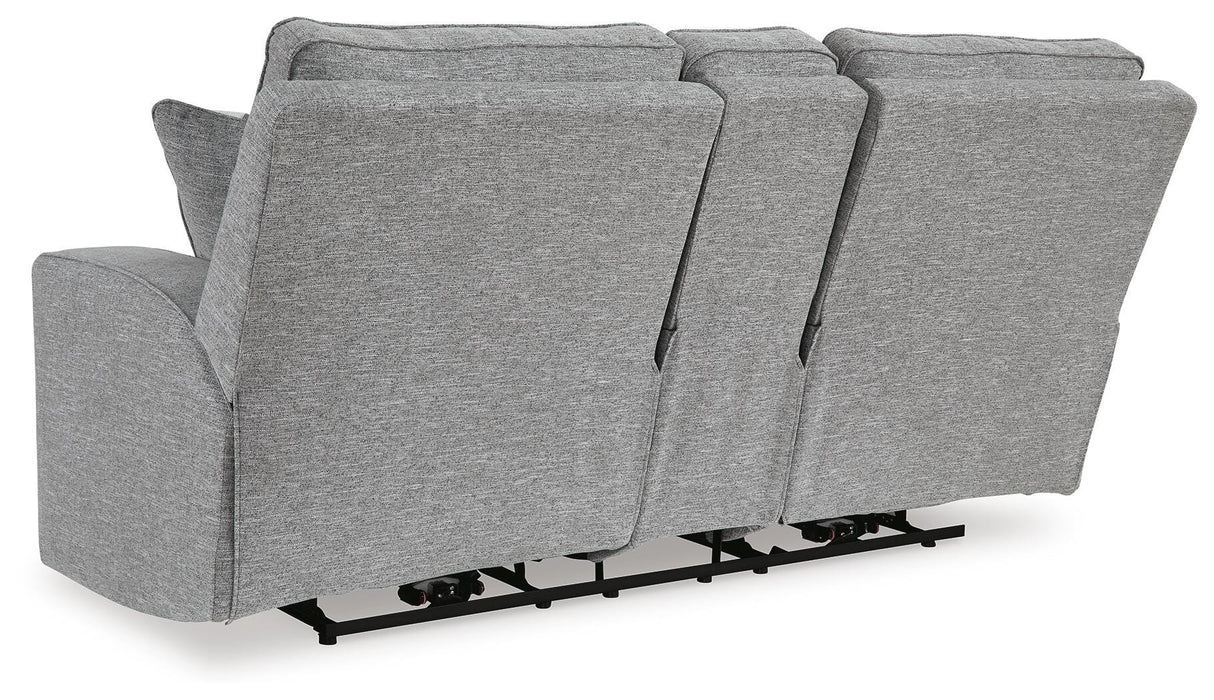Biscoe Power Reclining Loveseat - Venta Furnishings (San Antonio,TX)