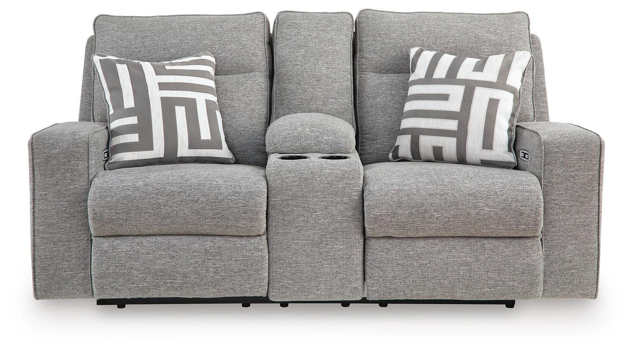 Biscoe Power Reclining Loveseat - Venta Furnishings (San Antonio,TX)