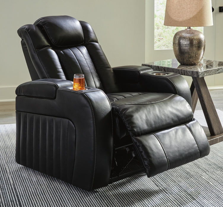 Caveman Den Power Recliner - Venta Furnishings (San Antonio,TX)