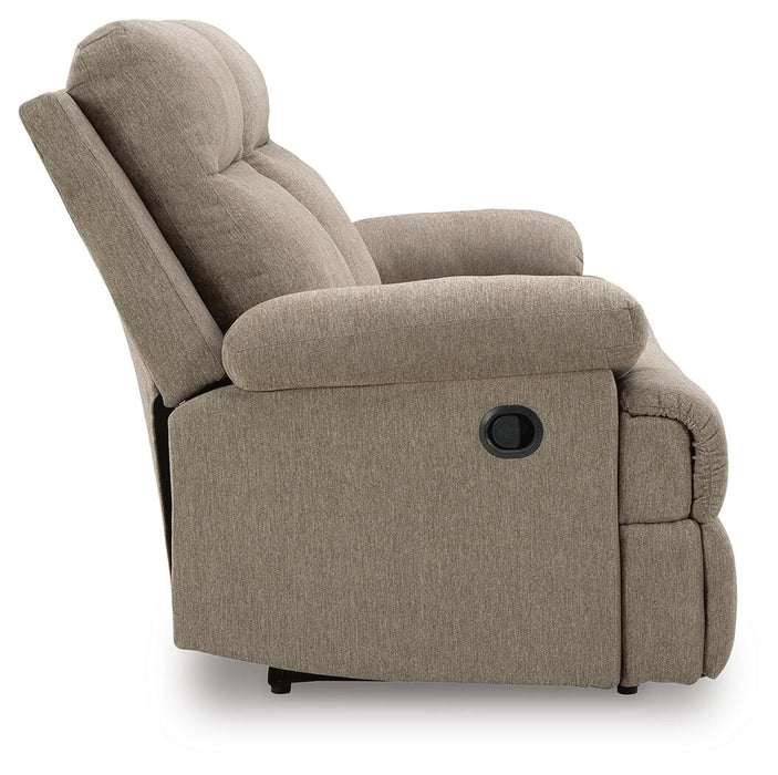 Side-Swipe Reclining Sofa with Drop Down Table - Venta Furnishings (San Antonio,TX)