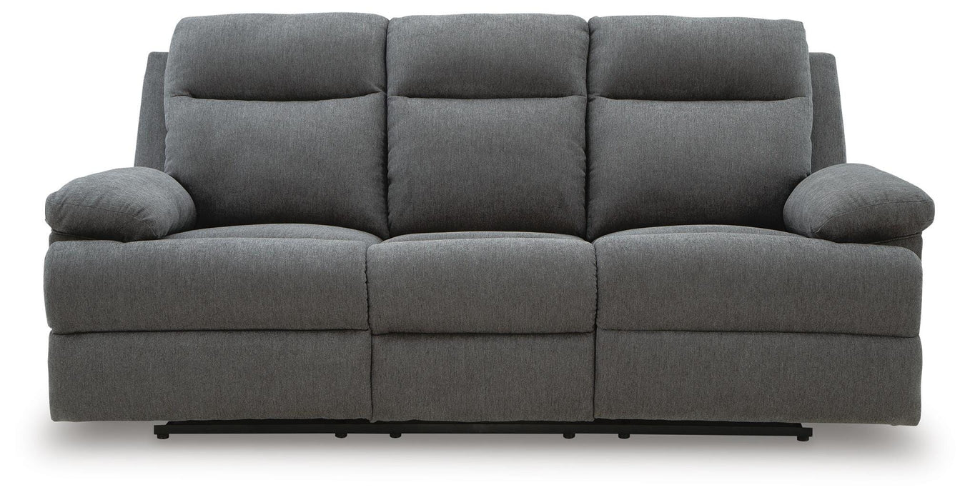 Side-Swipe Reclining Sofa with Drop Down Table - Venta Furnishings (San Antonio,TX)