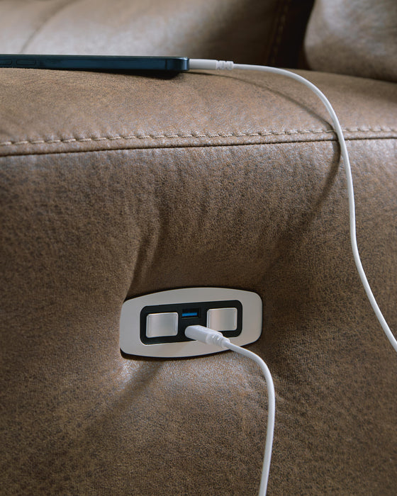 Beckley Place Power Reclining Sofa - Venta Furnishings (San Antonio,TX)