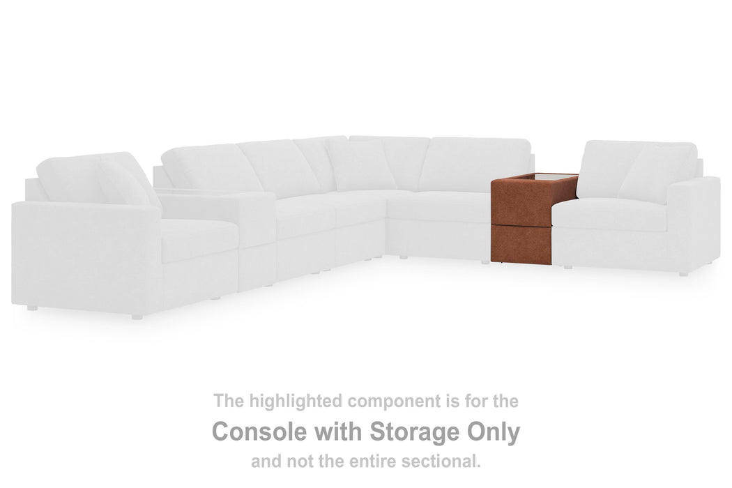 Modmax Balanced Sectional with Audio and Storage Consoles - Venta Furnishings (San Antonio,TX)