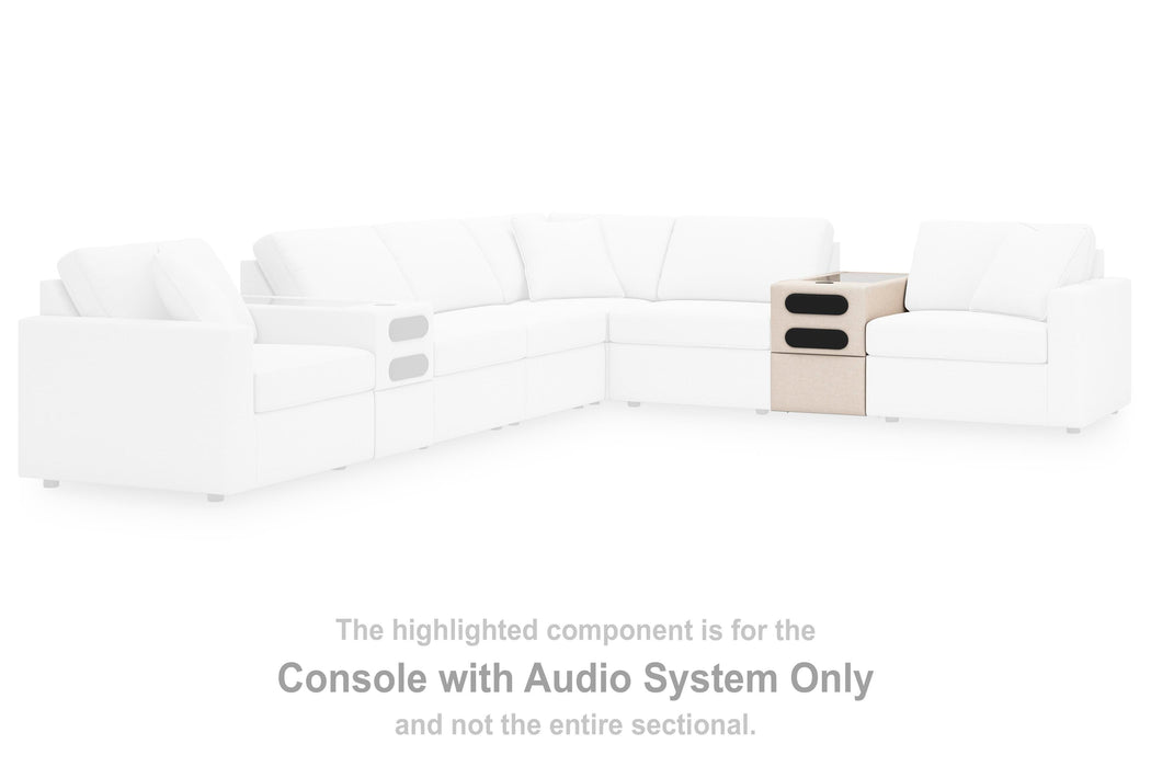 Modmax Balanced Sectional with Audio and Storage Consoles - Venta Furnishings (San Antonio,TX)