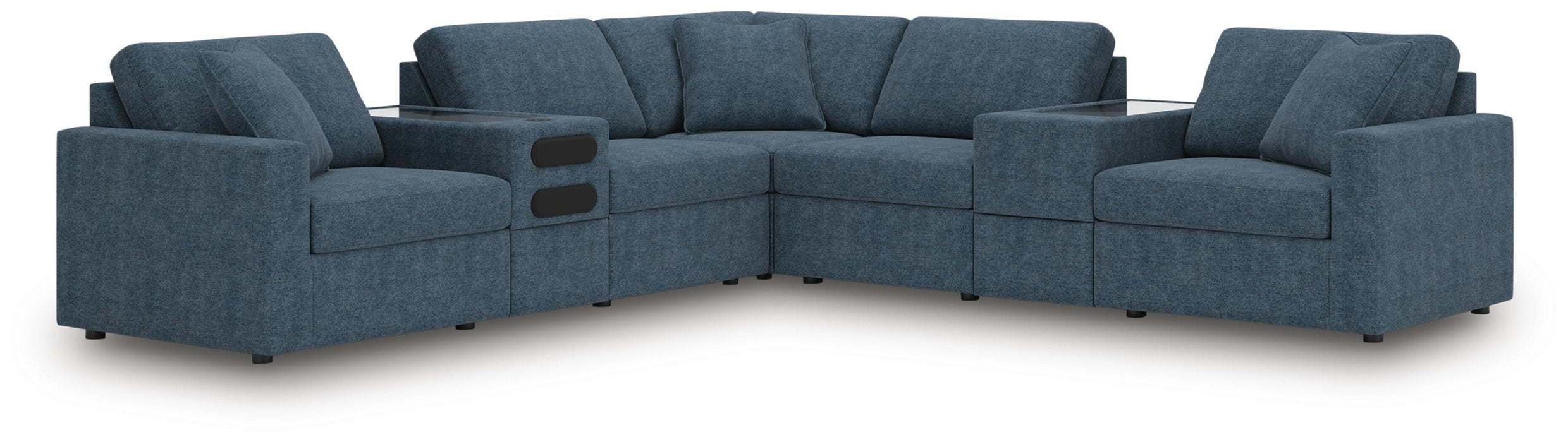 Modmax Balanced Sectional with Audio and Storage Consoles - Venta Furnishings (San Antonio,TX)