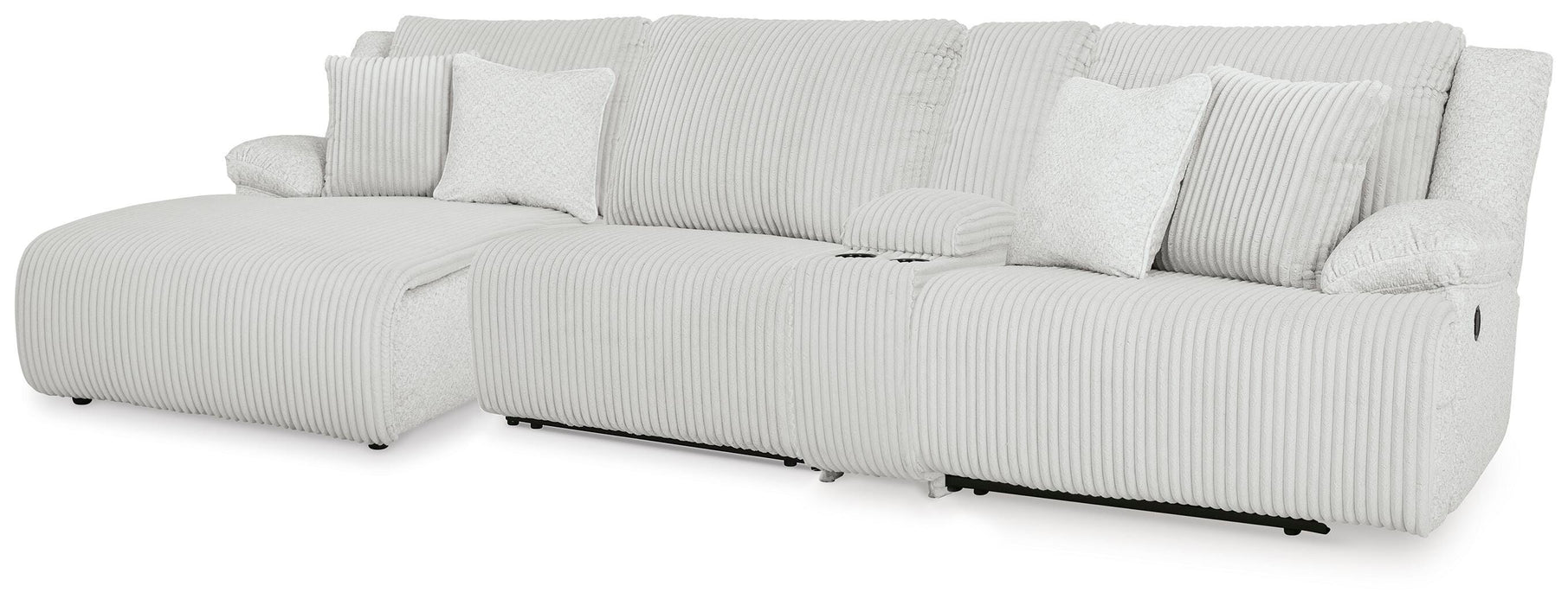Top Tier Reclining Sectional with Chaise - Venta Furnishings (San Antonio,TX)