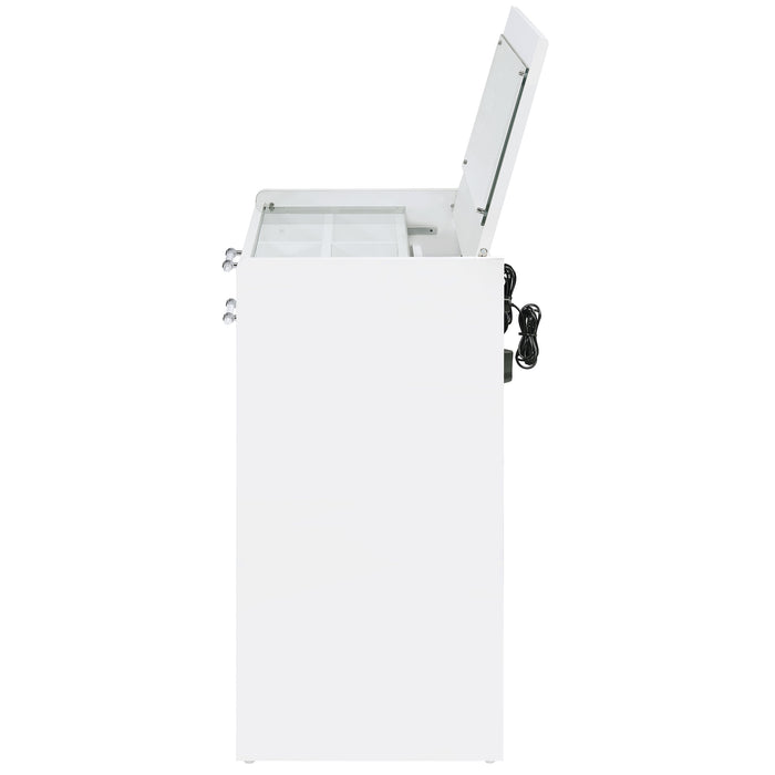 Danbury Makeup Vanity Table with LED Mirror and Stool