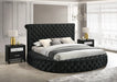 Brigitte King Bed Black image