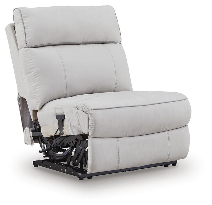 Social Pointe Reclining Sectional with Storage Consoles - Venta Furnishings (San Antonio,TX)