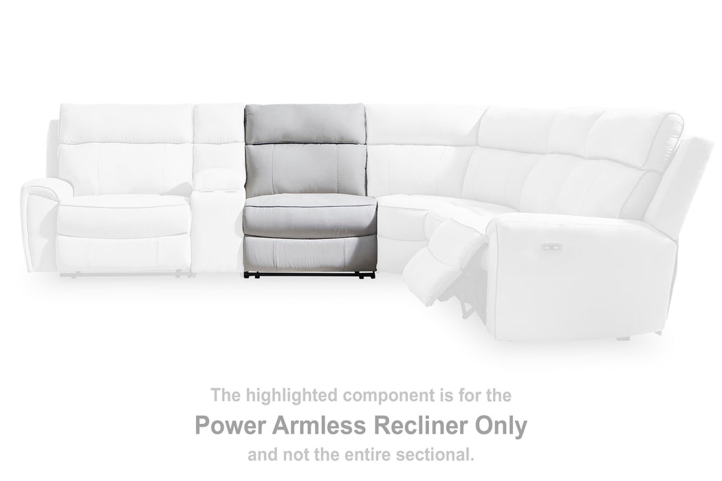 Social Pointe Reclining Sectional with Storage Consoles - Venta Furnishings (San Antonio,TX)