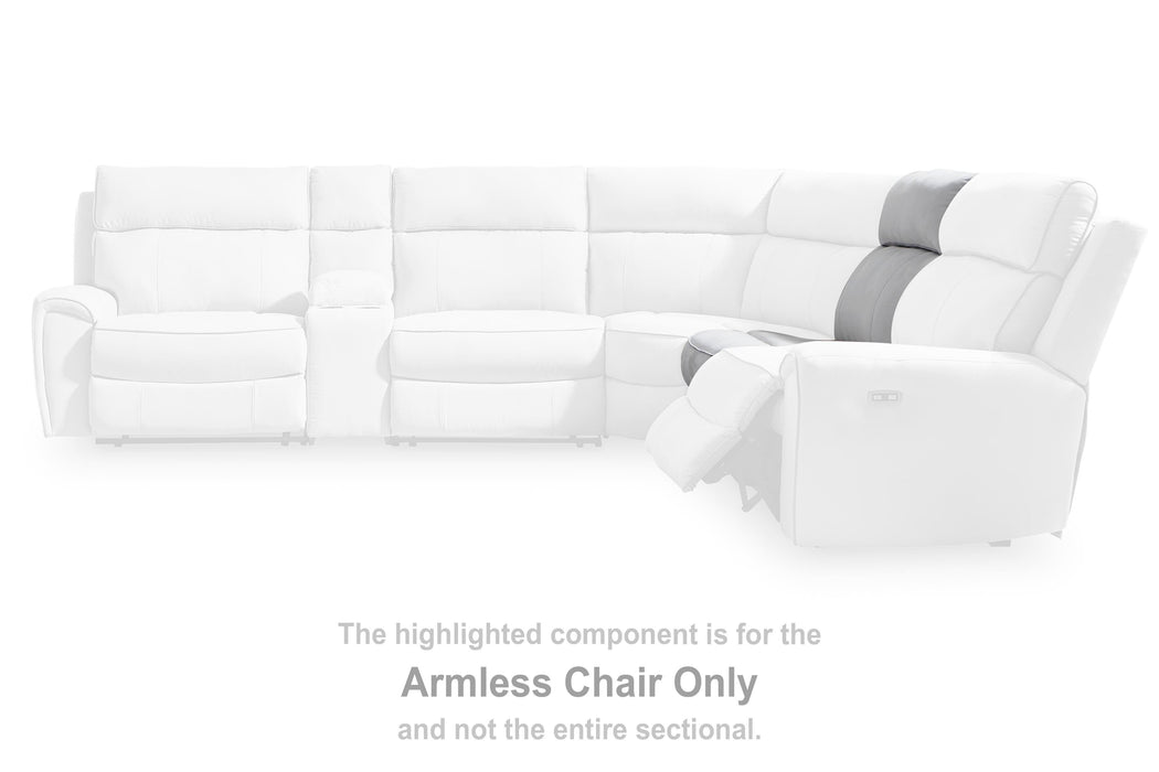 Social Pointe Reclining Sectional with Storage Consoles - Venta Furnishings (San Antonio,TX)