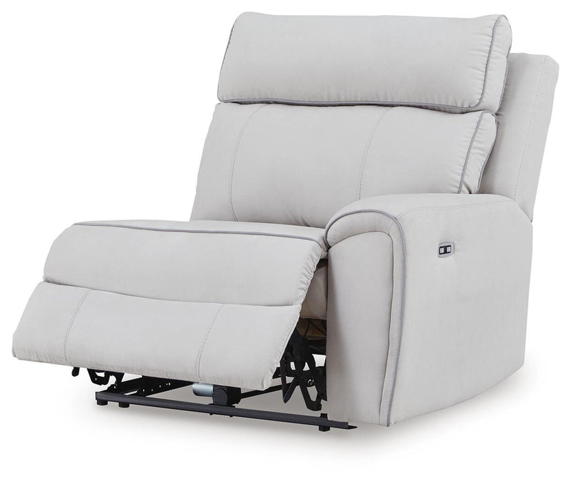 Social Pointe Reclining Sectional with Storage Consoles - Venta Furnishings (San Antonio,TX)